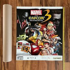 Cartel de exhibición de tienda de videojuegos Marvel vs Capcom 3 24x28 póster promocional minorista segunda mano  Embacar hacia Argentina