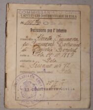 1919 passaporto per usato  Seniga