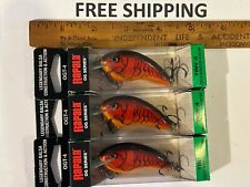 LOT OF 3 Rapala OG Series Fishing Lures, Tiny 04 CRANKBAITS CLASSIC CRAWDAD NIPS for sale  Shipping to South Africa