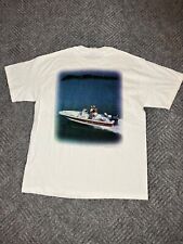 Vintage VIP boats T Shirt Adult Large White Bay Stealth Double Sided Mens NOS for sale  Shipping to South Africa