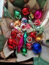 Vintage glass baubles for sale  WALSALL