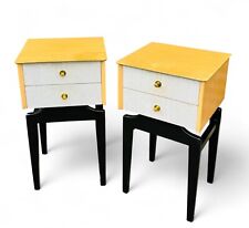 PAIR OF LIMELIGHT BEDSIDE CUPBOARDS CABINETS MID CENTURY RETRO  for sale  Shipping to South Africa