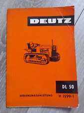 Deutz raupenschlepper dl50 gebraucht kaufen  Recke