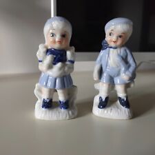 Porcelain figurines blue for sale  SOUTHAMPTON