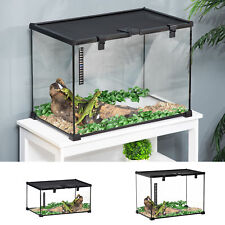 PawHut Terrarium dla gadów Szklane rarium z termometrem Metal, używany na sprzedaż  Wysyłka do Poland