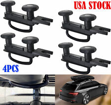 4x Universal Roof Box U-Bolt Clamps Cargo Carrier Roof Rack Bracket Van Mounting for sale  Shipping to South Africa