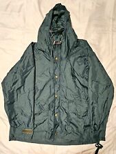 Campmor Jacket Large Green Windbreaker Rain Coat Hooded Hiking Outdoors, used for sale  Shipping to South Africa