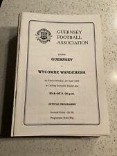 Guernsey wycombe wanderers for sale  SWADLINCOTE