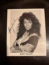Mary wilson autographed for sale  Carol Stream
