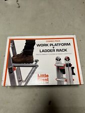 LITTLE GIANT  WORK PLATFORM + LADDER RACK COMBO PACK  for sale  Shipping to South Africa