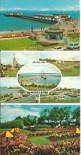 Three printed postcards for sale  MORECAMBE