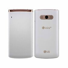LG Smart Folder X100 Cellular Mobile Phone White Flip Button Unlocked Touch 16GB for sale  Shipping to South Africa