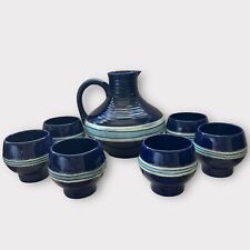 Pottery pitcher cups for sale  Shipping to Ireland