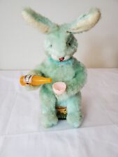 Vintage 1950s ALPS Japan Battery Operated Toy Picnic Bunny Rabbit Carrot Juice, used for sale  Shipping to South Africa