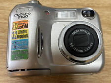 Câmera Digital Nikon COOLPIX 3100 Prata One Touch USB Flash Auto Peças Não Testadas comprar usado  Enviando para Brazil