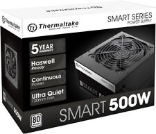 Thermaltake Smart Series 500W 80+ PSU com certificação branca, Cont Pwr, 120mm ATX 12V, usado comprar usado  Enviando para Brazil