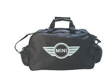 Mini Cooper Negro Logotipo Negro Viaje Deportivo Gimnasio Bolso de Lona segunda mano  Argentina 