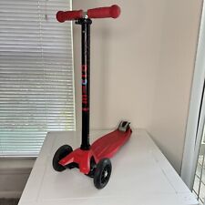 Used, Kids Scooter 3-Wheeled - Maxi Original - Micro Kickboard  Red for sale  Shipping to South Africa