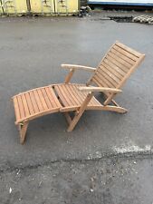 Teak sun lounger for sale  MARKET DRAYTON