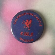 Vintage badge caernarfon for sale  Shipping to Ireland