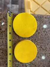 WAVE SKI SURF SKI vintage heel pads yellow, used for sale  Shipping to South Africa