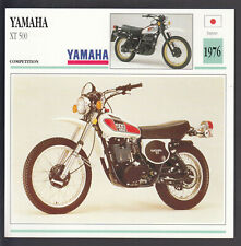 Usado, Yamaha XT 500cc 1976 (499cc) bicicleta japonesa especificación foto tarjeta de estadísticas segunda mano  Embacar hacia Argentina
