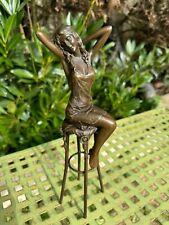 Sculpture femme bronze d'occasion  Étain