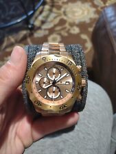 Invicta 17755 Specialty cronógrafo masculino 45mm 1/10th Seconds quartzo. Relógio de ouro rosa comprar usado  Enviando para Brazil