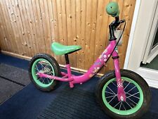 One Girls Floral Design Apollo Age 2-3 Years Balance Bike for sale  Shipping to South Africa