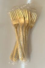 Conjunto de 8 garfos de aço inoxidável para comer na cor dourada, usado comprar usado  Enviando para Brazil