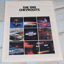 1981 chevrolet sales for sale  MARKET HARBOROUGH