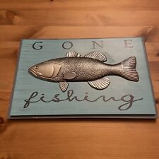 Gone fishing wall for sale  Scarborough