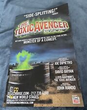 Toxic avenger musical for sale  SHEFFIELD