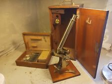 Antique microscope cased for sale  Shipping to Ireland