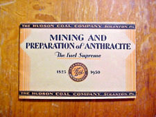 The D&H Lackawanna Anthracite COAL MINING & PREPARATION 1930 Advertising BOOKLET for sale  Shipping to South Africa
