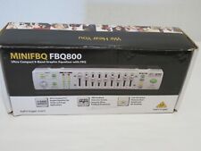 Equalizador gráfico Behringer MINIFBQ FBQ800 ultracompacto 9 bandas comprar usado  Enviando para Brazil