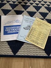 3xkentish greyhound racecards for sale  ASHFORD