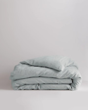 Quince European Linen Duvet Cover King/ Cal King Mist for sale  Shipping to South Africa