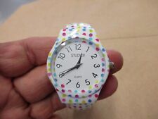 Novo Antigo Stock Studio Relógio de Quartzo Feminino Bracelete Bolinhas Fofo comprar usado  Enviando para Brazil