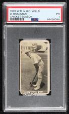 1928-29 Wills Cricket Season Don Bradman PSA 1 for sale  Shipping to South Africa