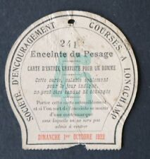 1922 longchamp racecourse d'occasion  Expédié en Belgium