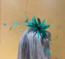 emerald green wedding hats for sale  DURSLEY