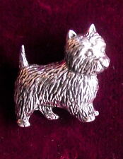 Pewter westie west for sale  CASTLE DOUGLAS