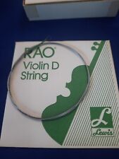 1 Lewis RAO Violino D String Flat Al Wound Loop Lincolnwood ILL. 1960's NOS Raro, usado comprar usado  Enviando para Brazil