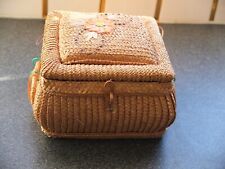 Vintage sewing wicker for sale  ROTHERHAM