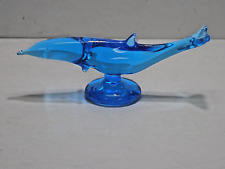 blown glass signed dolphins for sale  Ontario