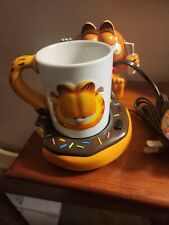 Conjunto de caneca e aquecedor de donut Garfield Hot Spot Tail Handle xícara de chá café gato comprar usado  Enviando para Brazil