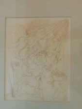VINTAGE SALVADOR DALI AUTUMN LTD ED ETCHING SAGUINE REVERSE PLATE SIGNED, used for sale  Shipping to South Africa