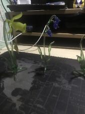 Glass ornamental flowers for sale  WORTHING