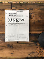 Manual de serviço receptor Pioneer VSX-D409 VSX-D309 *original* comprar usado  Enviando para Brazil